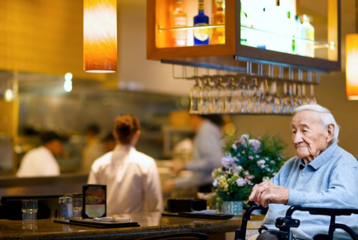 Restaurants need to be wheelchair accessible